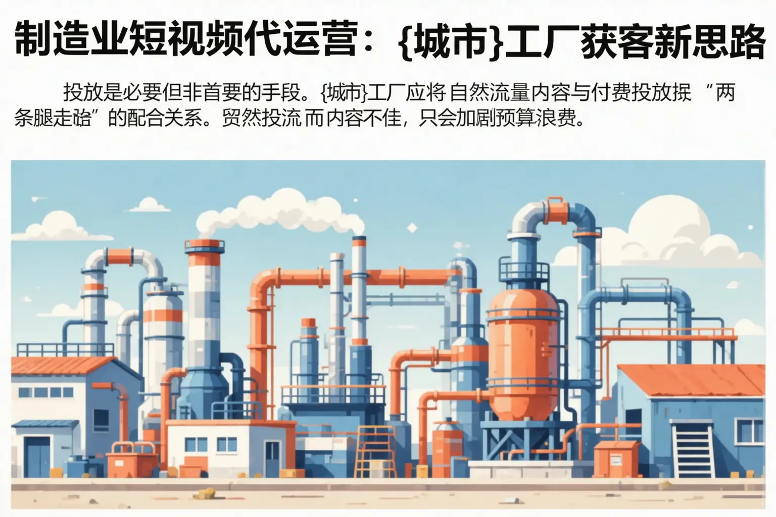 制造业短视频代运营:绍兴工厂获客新思路