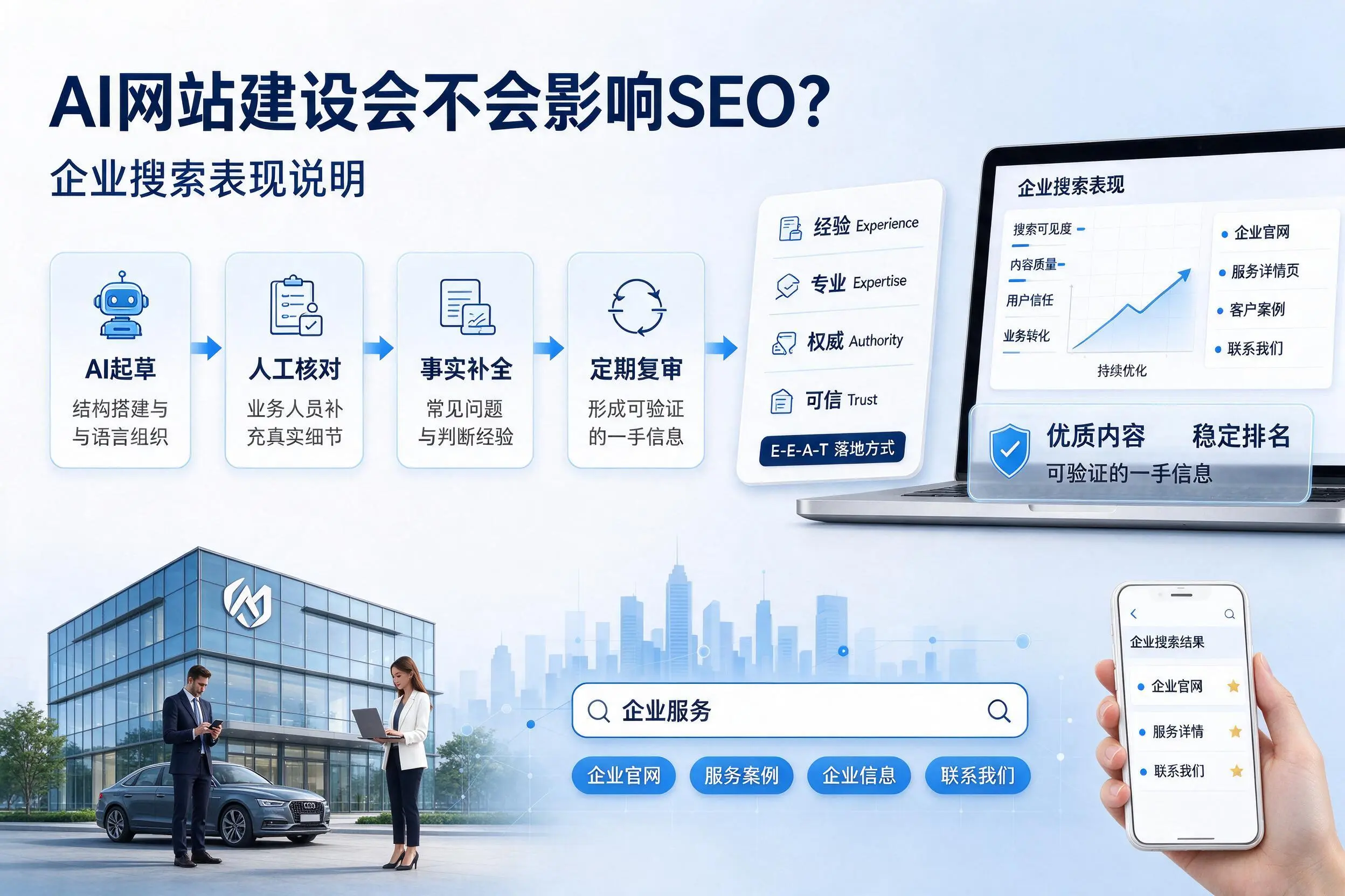 AI网站建设会不会影响SEO？绍兴企业搜索表现说明