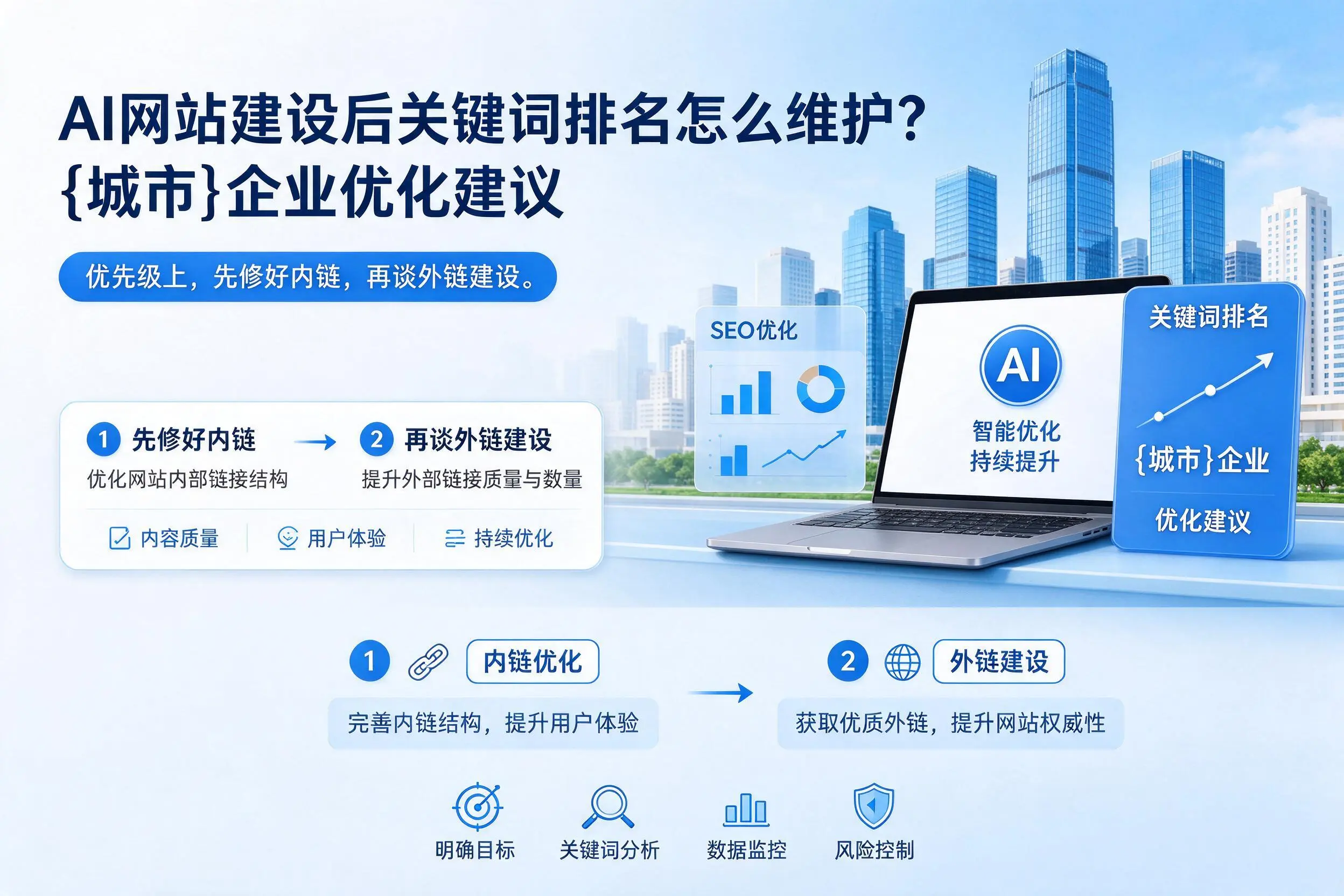 AI网站建设后关键词排名怎么维护?绍兴企业优化建议