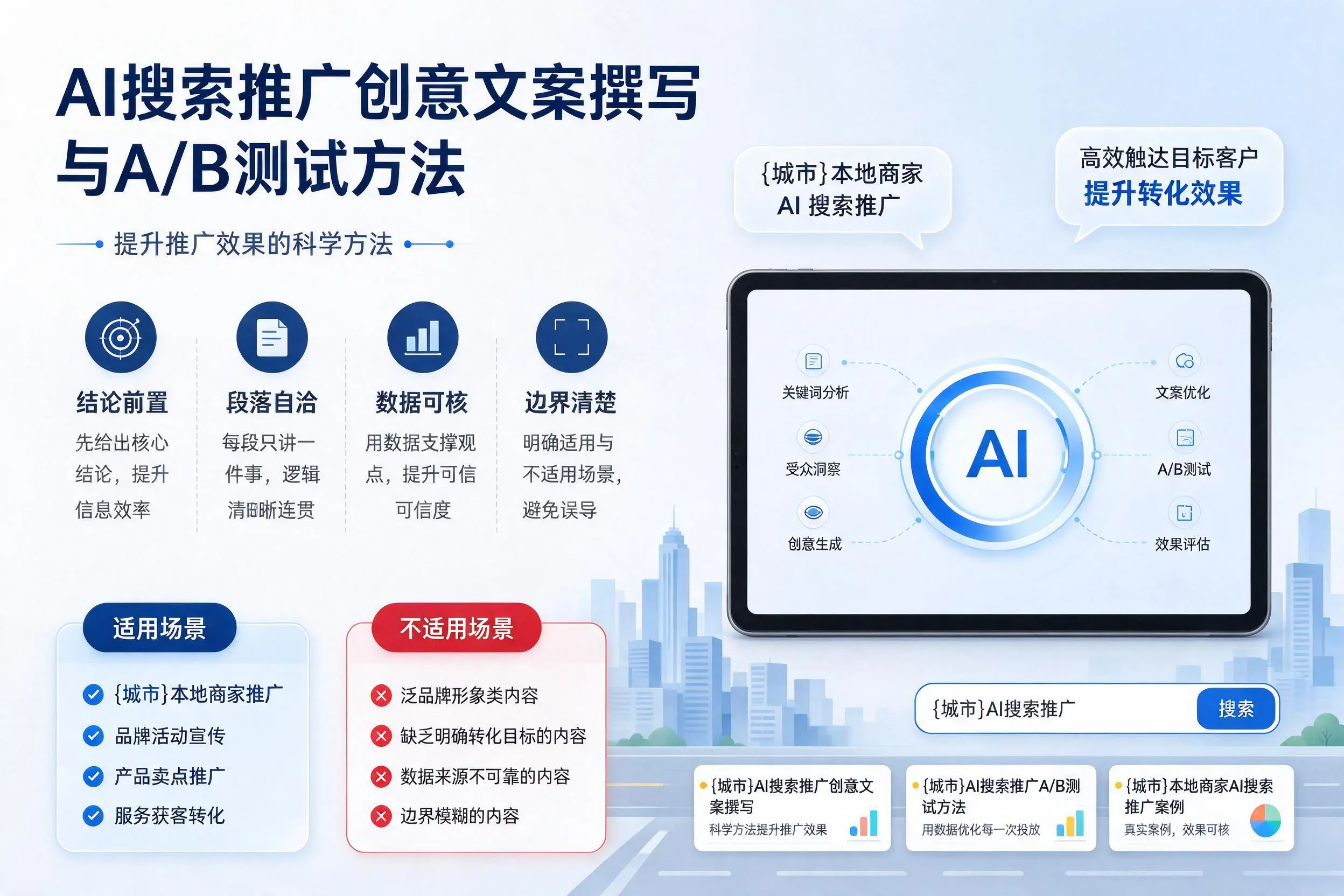 绍兴AI搜索推广创意文案撰写与A/B测试方法